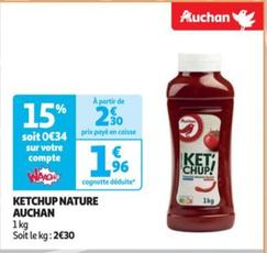 Auchan - Ketchup Nature