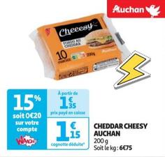 Auchan - Cheddar Cheesy