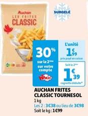 Auchan - Frites Classic Tournesol
