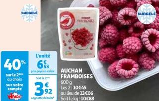 Auchan - Framboises