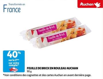 Auchan - Feuille De Brick En Rouleau