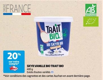 Trait Bio - Skyr Vanille Bio