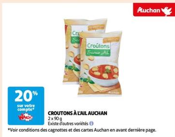 Auchan - Croutons À L'ail