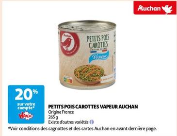 Auchan - Petits Pois Carottes Vapeur