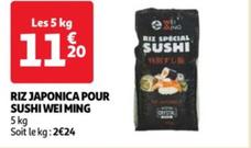wei ming - riz japonica pour sushi 5kg