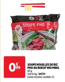 Wei Ming - Soupe Nouilles De Riz Pho Au Boeuf