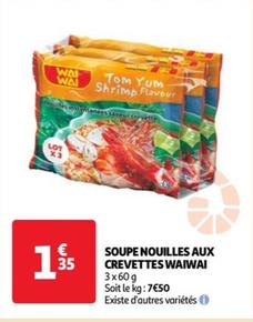 Wai Wai - Soupe Nouilles Aux Crevettes