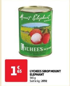 Mount Elephant - Lychees Sirop