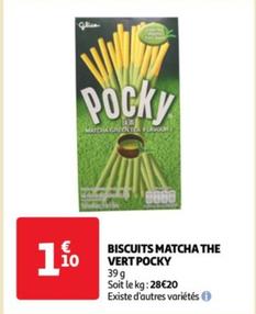 Pocky - Biscuits Matcha The Vert