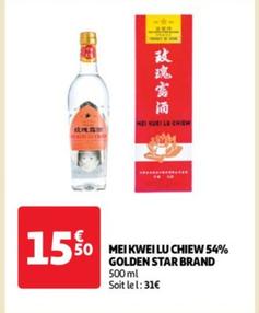 golden star brand - mei kwei lu chiew 54%