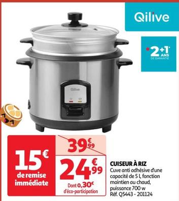 Qilive - Cuiseur À Riz