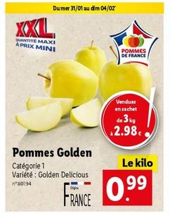 Pommes Golden