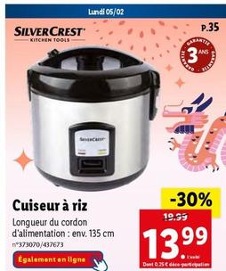 silvercrest - cuiseur à riz