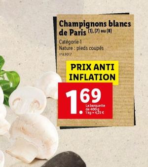 Champignons Blanc De Paris