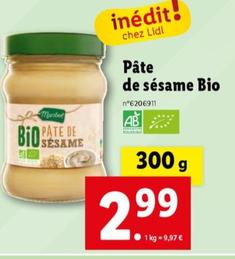 Marbet - Pâte De Sésame Bio