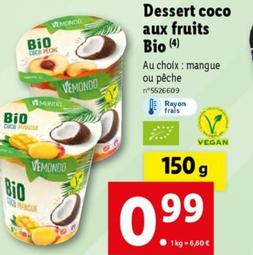 Vemondd - Dessert Coco Aux Fruits Bio