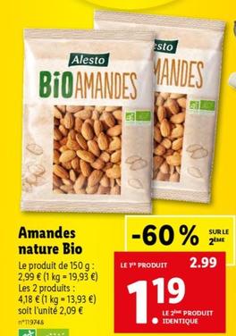 Alesto - Amandes Nature Bio