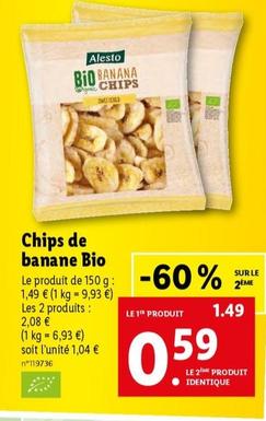 Alesto - Chips De Banane Bio