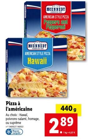 Mcennedy - Pizza À L'américaine