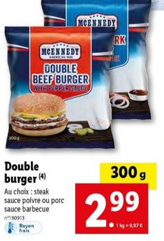 Mcennedy - Double Burger