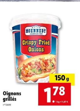 Mcennedy - Oignons Grillés