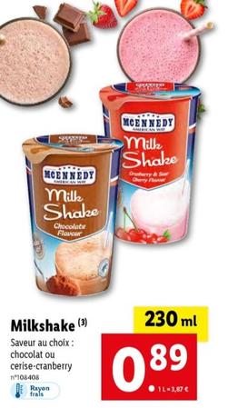 mcennedy - milkshake