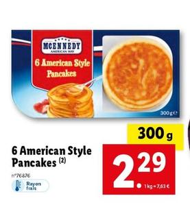 Mcennedy - 6 American Style Pancakes