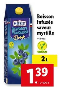 Mcennedy - Boisson Infusee Saveur Myrtille