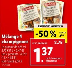 Melange De 4 Champignons