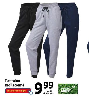 pantalon molletonné