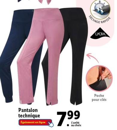 lycra - pantalon technique