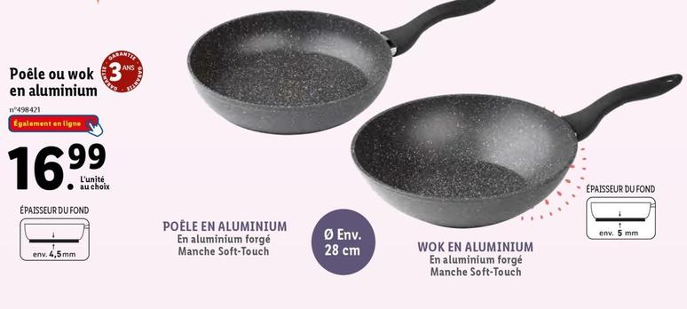 Poêle Ou Wok En Aluminium