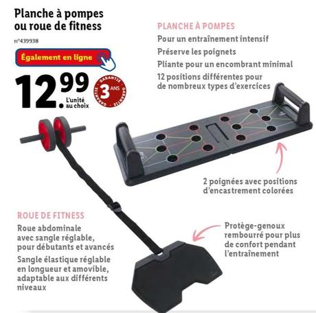 Planche À Pompes Ou Roue De Fitness