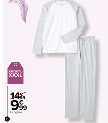 Le Pyjama offre à 9,99€ sur Carrefour Drive