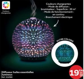 Diffuseur Huiles Essentielles Lumineux