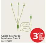 Câble De Charge Lumineux 3 En 1