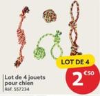 Lot De 4 Jouets Pour Chien