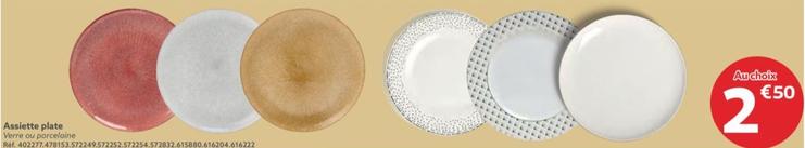 Assiette Plate