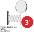 miroir double face à fixer