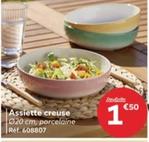 Assiette Creuse