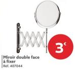 Miroir Double Face À Fixer