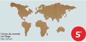 carte du monde en liège
