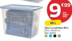 Box À Roulettes 80 L