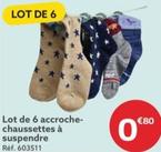 Lot De 6 Accroche- Chaussettes À Suspendre