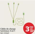 Câble De Charge Lumineux 3 En 1