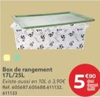 Box De Rangement 17l/25l