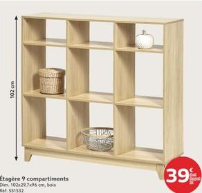 Étagère 9 Compartiments