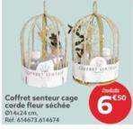 Coffret Senteur Cage Corde Fleur Séchée