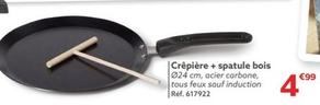crêpière + spatule bois