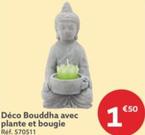 Déco Bouddha Avec Plante Et Bougie